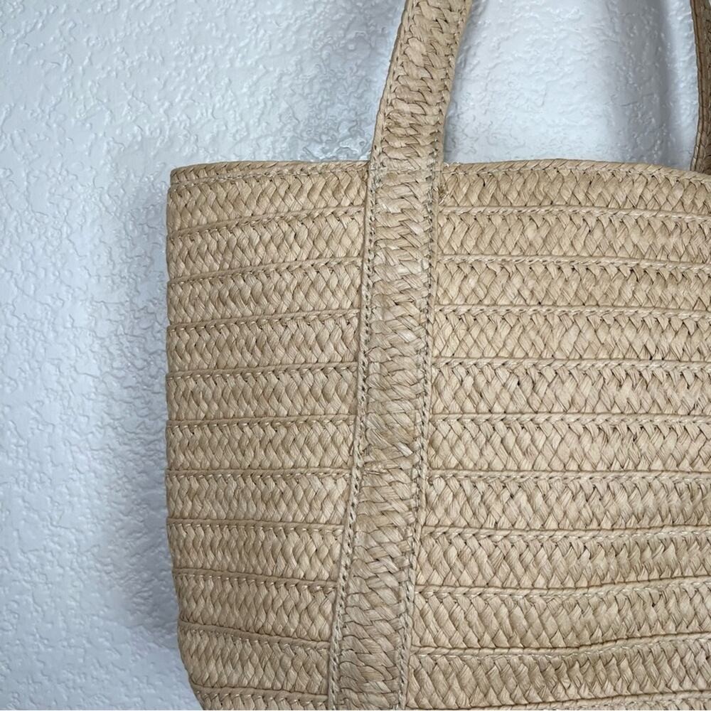 From Draper James •Straw Bag with Floral Scarf - Picture 9 of 10